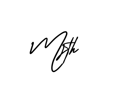 Make a beautiful signature design for name Mjth. Use this online signature maker to create a handwritten signature for free. Mjth signature style 3 images and pictures png