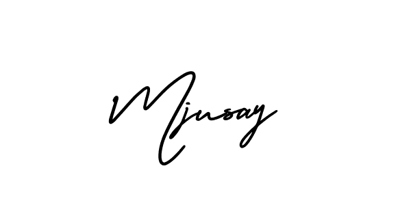 if you are searching for the best signature style for your name Mjusay. so please give up your signature search. here we have designed multiple signature styles  using AmerikaSignatureDemo-Regular. Mjusay signature style 3 images and pictures png