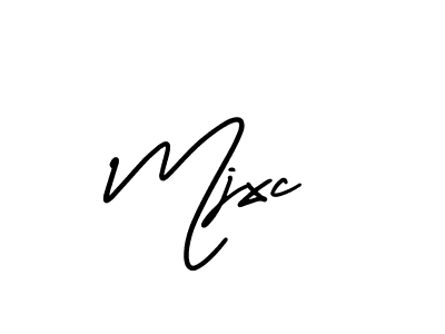 Use a signature maker to create a handwritten signature online. With this signature software, you can design (AmerikaSignatureDemo-Regular) your own signature for name Mjxc. Mjxc signature style 3 images and pictures png