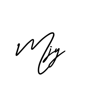 Make a beautiful signature design for name Mjy. Use this online signature maker to create a handwritten signature for free. Mjy signature style 3 images and pictures png