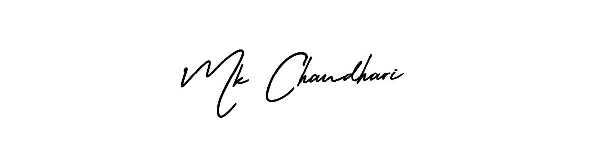 Similarly AmerikaSignatureDemo-Regular is the best handwritten signature design. Signature creator online .You can use it as an online autograph creator for name Mk Chaudhari. Mk Chaudhari signature style 3 images and pictures png