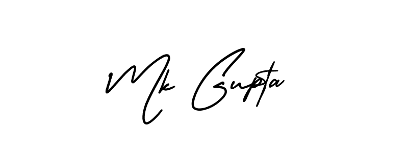 Use a signature maker to create a handwritten signature online. With this signature software, you can design (AmerikaSignatureDemo-Regular) your own signature for name Mk Gupta. Mk Gupta signature style 3 images and pictures png