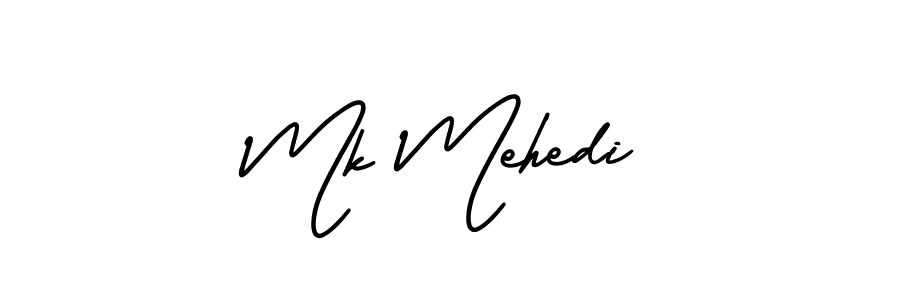 Make a short Mk Mehedi signature style. Manage your documents anywhere anytime using AmerikaSignatureDemo-Regular. Create and add eSignatures, submit forms, share and send files easily. Mk Mehedi signature style 3 images and pictures png