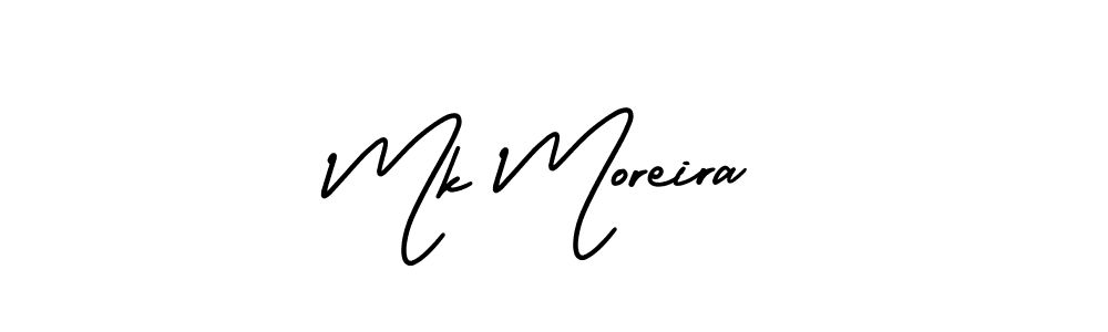 Make a beautiful signature design for name Mk Moreira. Use this online signature maker to create a handwritten signature for free. Mk Moreira signature style 3 images and pictures png