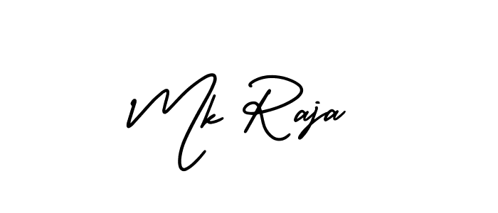 Also we have Mk Raja name is the best signature style. Create professional handwritten signature collection using AmerikaSignatureDemo-Regular autograph style. Mk Raja signature style 3 images and pictures png