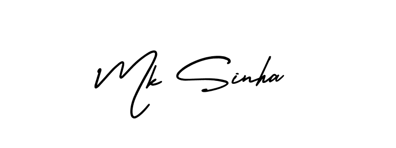 Best and Professional Signature Style for Mk Sinha. AmerikaSignatureDemo-Regular Best Signature Style Collection. Mk Sinha signature style 3 images and pictures png