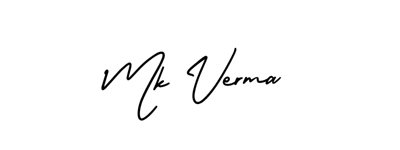 Best and Professional Signature Style for Mk Verma. AmerikaSignatureDemo-Regular Best Signature Style Collection. Mk Verma signature style 3 images and pictures png