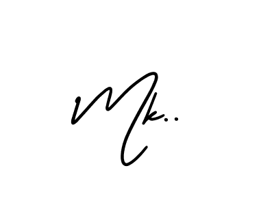 You should practise on your own different ways (AmerikaSignatureDemo-Regular) to write your name (Mk..) in signature. don't let someone else do it for you. Mk.. signature style 3 images and pictures png