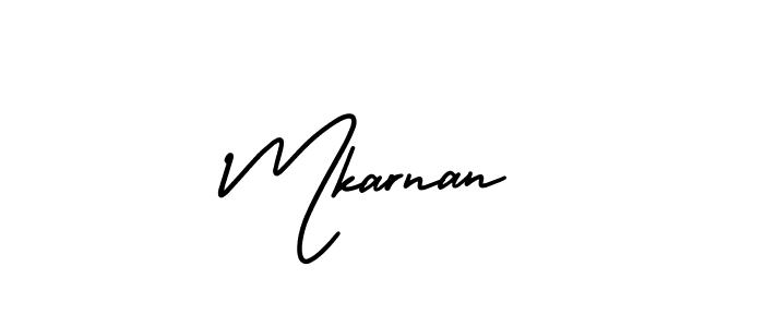 Make a beautiful signature design for name Mkarnan. Use this online signature maker to create a handwritten signature for free. Mkarnan signature style 3 images and pictures png