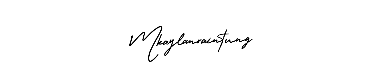 Create a beautiful signature design for name Mkaylanraintung. With this signature (AmerikaSignatureDemo-Regular) fonts, you can make a handwritten signature for free. Mkaylanraintung signature style 3 images and pictures png