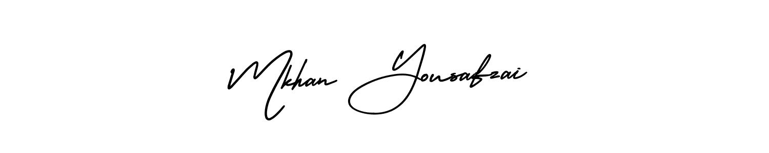 Make a beautiful signature design for name Mkhan Yousafzai. Use this online signature maker to create a handwritten signature for free. Mkhan Yousafzai signature style 3 images and pictures png