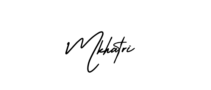 It looks lik you need a new signature style for name Mkhatri. Design unique handwritten (AmerikaSignatureDemo-Regular) signature with our free signature maker in just a few clicks. Mkhatri signature style 3 images and pictures png