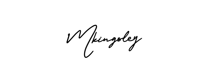 It looks lik you need a new signature style for name Mkingsley. Design unique handwritten (AmerikaSignatureDemo-Regular) signature with our free signature maker in just a few clicks. Mkingsley signature style 3 images and pictures png