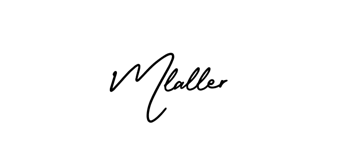 Also we have Mlaller name is the best signature style. Create professional handwritten signature collection using AmerikaSignatureDemo-Regular autograph style. Mlaller signature style 3 images and pictures png
