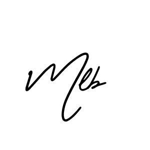 Mlb stylish signature style. Best Handwritten Sign (AmerikaSignatureDemo-Regular) for my name. Handwritten Signature Collection Ideas for my name Mlb. Mlb signature style 3 images and pictures png