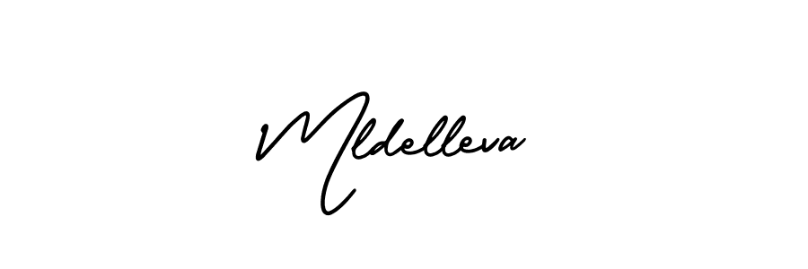 Create a beautiful signature design for name Mldelleva. With this signature (AmerikaSignatureDemo-Regular) fonts, you can make a handwritten signature for free. Mldelleva signature style 3 images and pictures png