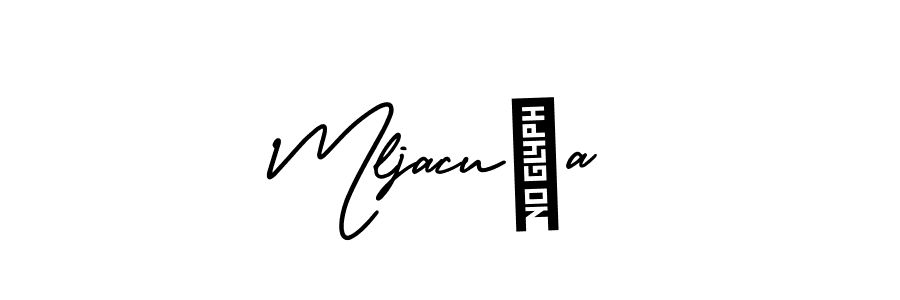 You can use this online signature creator to create a handwritten signature for the name Mljacuña. This is the best online autograph maker. Mljacuña signature style 3 images and pictures png