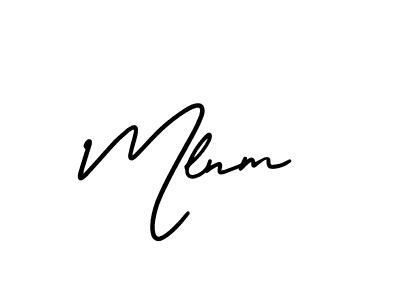 Create a beautiful signature design for name Mlnm. With this signature (AmerikaSignatureDemo-Regular) fonts, you can make a handwritten signature for free. Mlnm signature style 3 images and pictures png