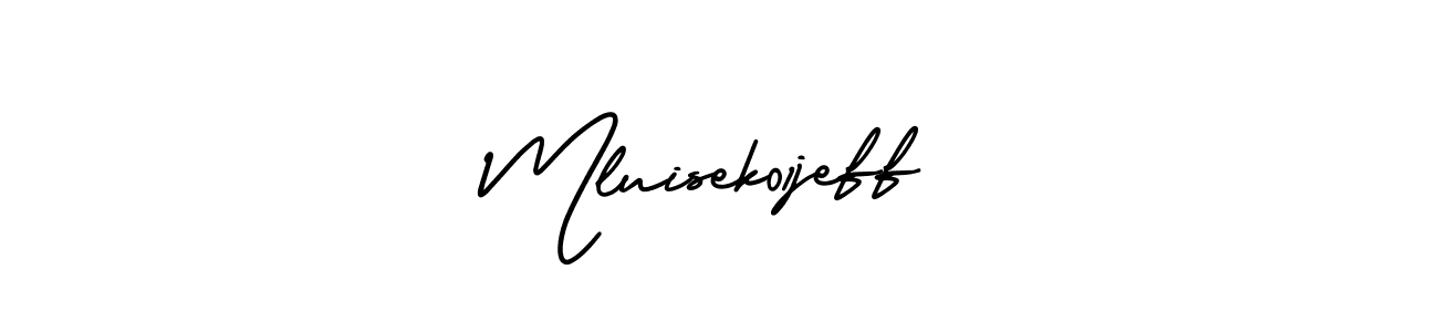 This is the best signature style for the Mluisek01jeff name. Also you like these signature font (AmerikaSignatureDemo-Regular). Mix name signature. Mluisek01jeff signature style 3 images and pictures png