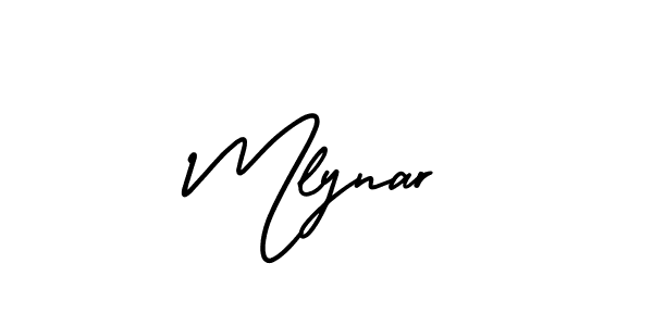 Mlynar stylish signature style. Best Handwritten Sign (AmerikaSignatureDemo-Regular) for my name. Handwritten Signature Collection Ideas for my name Mlynar. Mlynar signature style 3 images and pictures png