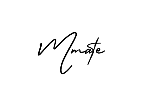 How to make Mmate signature? AmerikaSignatureDemo-Regular is a professional autograph style. Create handwritten signature for Mmate name. Mmate signature style 3 images and pictures png