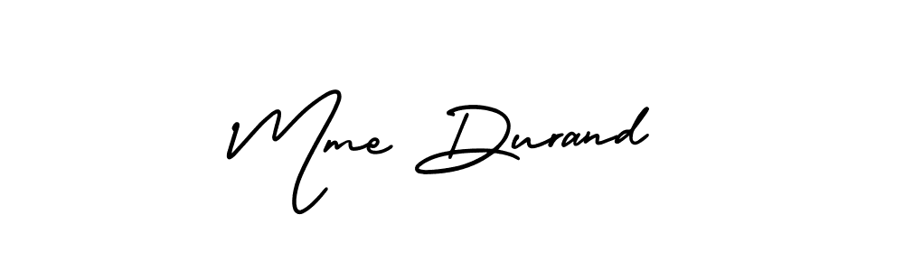 Also we have Mme Durand name is the best signature style. Create professional handwritten signature collection using AmerikaSignatureDemo-Regular autograph style. Mme Durand signature style 3 images and pictures png