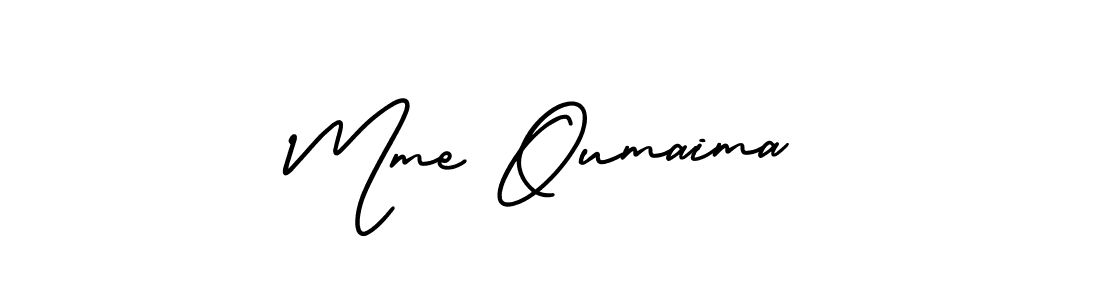 See photos of Mme Oumaima official signature by Spectra . Check more albums & portfolios. Read reviews & check more about AmerikaSignatureDemo-Regular font. Mme Oumaima signature style 3 images and pictures png