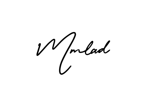 Create a beautiful signature design for name Mmlad. With this signature (AmerikaSignatureDemo-Regular) fonts, you can make a handwritten signature for free. Mmlad signature style 3 images and pictures png
