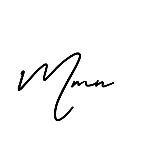 Use a signature maker to create a handwritten signature online. With this signature software, you can design (AmerikaSignatureDemo-Regular) your own signature for name Mmn. Mmn signature style 3 images and pictures png