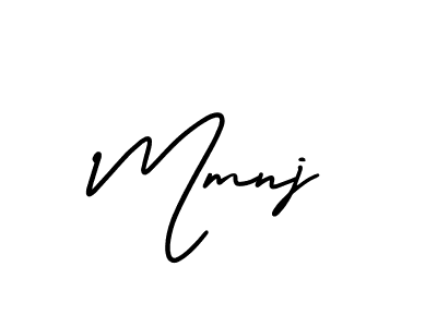 AmerikaSignatureDemo-Regular is a professional signature style that is perfect for those who want to add a touch of class to their signature. It is also a great choice for those who want to make their signature more unique. Get Mmnj name to fancy signature for free. Mmnj signature style 3 images and pictures png