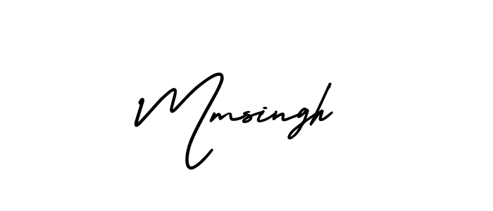 The best way (AmerikaSignatureDemo-Regular) to make a short signature is to pick only two or three words in your name. The name Mmsingh include a total of six letters. For converting this name. Mmsingh signature style 3 images and pictures png