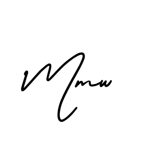 Also we have Mmw name is the best signature style. Create professional handwritten signature collection using AmerikaSignatureDemo-Regular autograph style. Mmw signature style 3 images and pictures png