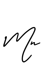 Design your own signature with our free online signature maker. With this signature software, you can create a handwritten (AmerikaSignatureDemo-Regular) signature for name Mn. Mn signature style 3 images and pictures png
