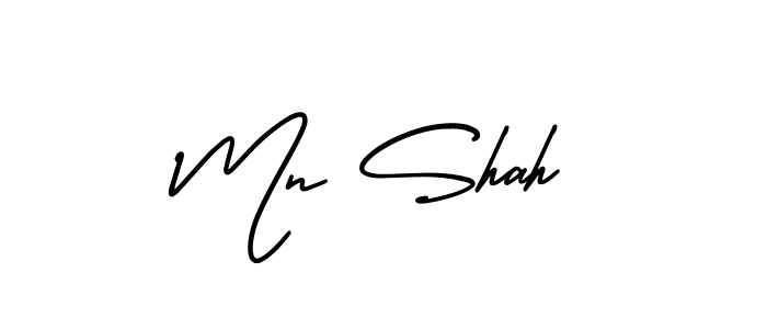 Use a signature maker to create a handwritten signature online. With this signature software, you can design (AmerikaSignatureDemo-Regular) your own signature for name Mn Shah. Mn Shah signature style 3 images and pictures png