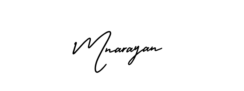 Make a beautiful signature design for name Mnarayan. Use this online signature maker to create a handwritten signature for free. Mnarayan signature style 3 images and pictures png