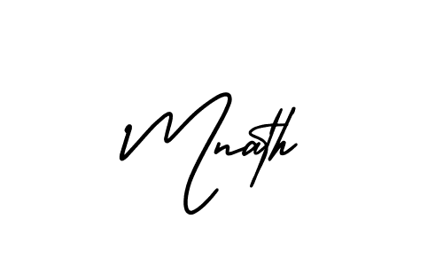 How to Draw Mnath signature style? AmerikaSignatureDemo-Regular is a latest design signature styles for name Mnath. Mnath signature style 3 images and pictures png