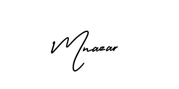 Also we have Mnazar name is the best signature style. Create professional handwritten signature collection using AmerikaSignatureDemo-Regular autograph style. Mnazar signature style 3 images and pictures png