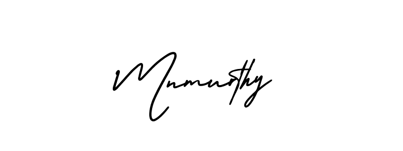Create a beautiful signature design for name Mnmurthy. With this signature (AmerikaSignatureDemo-Regular) fonts, you can make a handwritten signature for free. Mnmurthy signature style 3 images and pictures png