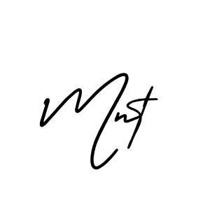 if you are searching for the best signature style for your name Mnt. so please give up your signature search. here we have designed multiple signature styles  using AmerikaSignatureDemo-Regular. Mnt signature style 3 images and pictures png