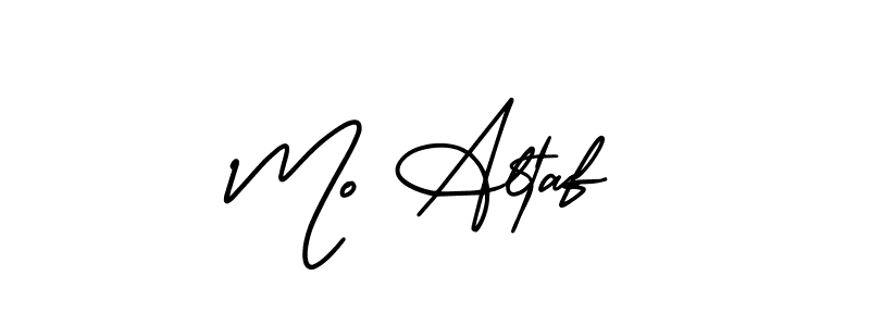 Make a beautiful signature design for name Mo Altaf. With this signature (AmerikaSignatureDemo-Regular) style, you can create a handwritten signature for free. Mo Altaf signature style 3 images and pictures png