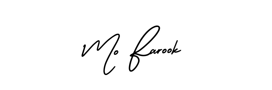 Create a beautiful signature design for name Mo Farook. With this signature (AmerikaSignatureDemo-Regular) fonts, you can make a handwritten signature for free. Mo Farook signature style 3 images and pictures png