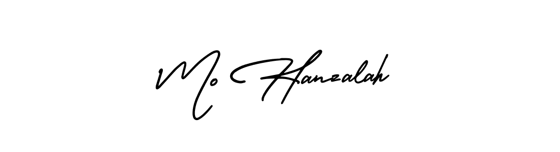 Also You can easily find your signature by using the search form. We will create Mo Hanzalah name handwritten signature images for you free of cost using AmerikaSignatureDemo-Regular sign style. Mo Hanzalah signature style 3 images and pictures png