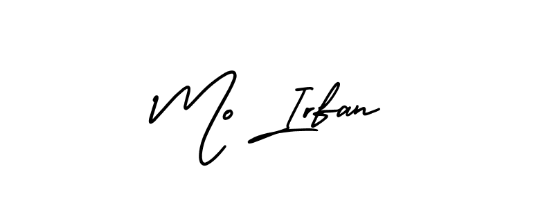 if you are searching for the best signature style for your name Mo Irfan. so please give up your signature search. here we have designed multiple signature styles  using AmerikaSignatureDemo-Regular. Mo Irfan signature style 3 images and pictures png