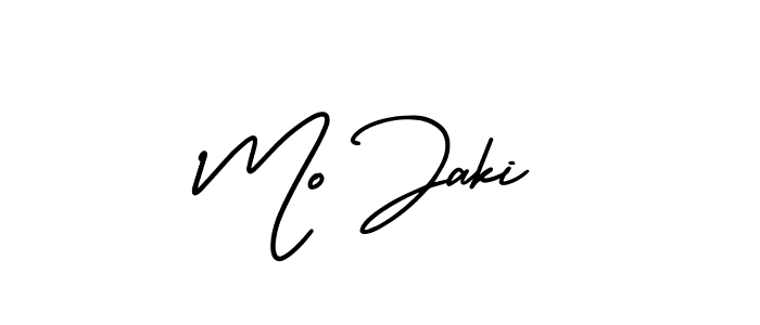 Similarly AmerikaSignatureDemo-Regular is the best handwritten signature design. Signature creator online .You can use it as an online autograph creator for name Mo Jaki. Mo Jaki signature style 3 images and pictures png