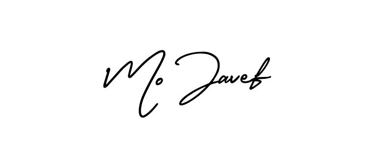 Create a beautiful signature design for name Mo Javef. With this signature (AmerikaSignatureDemo-Regular) fonts, you can make a handwritten signature for free. Mo Javef signature style 3 images and pictures png