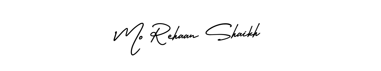 Similarly AmerikaSignatureDemo-Regular is the best handwritten signature design. Signature creator online .You can use it as an online autograph creator for name Mo Rehaan Shaikh. Mo Rehaan Shaikh signature style 3 images and pictures png