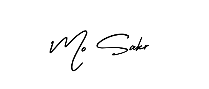 It looks lik you need a new signature style for name Mo Sakr. Design unique handwritten (AmerikaSignatureDemo-Regular) signature with our free signature maker in just a few clicks. Mo Sakr signature style 3 images and pictures png