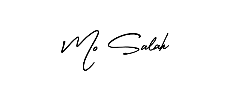 How to Draw Mo Salah signature style? AmerikaSignatureDemo-Regular is a latest design signature styles for name Mo Salah. Mo Salah signature style 3 images and pictures png