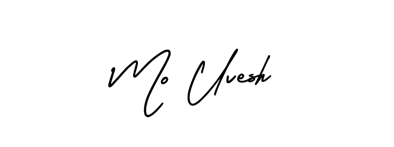 Here are the top 10 professional signature styles for the name Mo Uvesh. These are the best autograph styles you can use for your name. Mo Uvesh signature style 3 images and pictures png