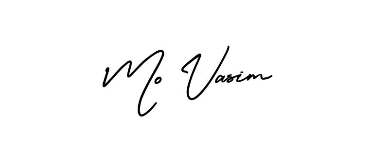 Make a short Mo Vasim signature style. Manage your documents anywhere anytime using AmerikaSignatureDemo-Regular. Create and add eSignatures, submit forms, share and send files easily. Mo Vasim signature style 3 images and pictures png